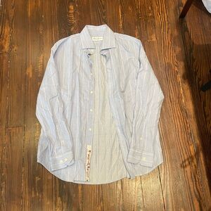Light Blue Striped Men's Shirt